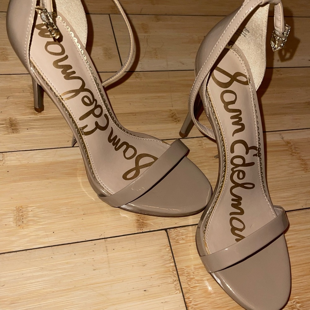 Sam Edelman Taupe Strappy Heels